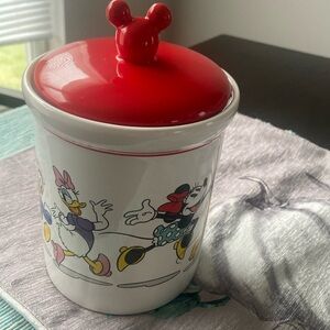 Disney Mickey Mouse Container Holder for Cookies or anything